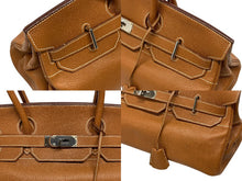 画像をギャラリービューアに読み込む, HERMES エルメス ショルダーバーキン トリヨンクレマンス ◻︎J刻 ゴルチェ期 ゴールド シルバー金具 美品 中古 4b009685