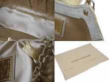 画像をギャラリービューアに読み込む, 極美品 LOUIS VUITTON ルイヴィトン テダPM ハンドバッグ M92373 モノグラム エクストラオーディネル ヌバック ベージュ 中古 4b009686