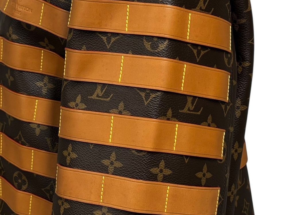 極美品 LOUIS VUITTON ルイヴィトン × NIGO モノグラム LVトワル ミリタリージャケット RM221M LSR HML07E サイズM 総柄 中古 4b009689