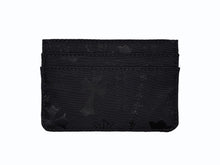 画像をギャラリービューアに読み込む, 新品未使用 CHROME HEARTS クロムハーツ DOUBLE SIDE ダブルサイド カードケース スクロールラベルロゴ シルバー925 総柄 中古 4b009693