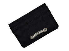 画像をギャラリービューアに読み込む, 新品未使用 CHROME HEARTS クロムハーツ DOUBLE SIDE ダブルサイド カードケース スクロールラベルロゴ シルバー925 総柄 中古 4b009693