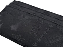画像をギャラリービューアに読み込む, 新品未使用 CHROME HEARTS クロムハーツ DOUBLE SIDE ダブルサイド カードケース スクロールラベルロゴ シルバー925 総柄 中古 4b009693