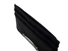 画像をギャラリービューアに読み込む, 新品未使用 CHROME HEARTS クロムハーツ DOUBLE SIDE ダブルサイド カードケース スクロールラベルロゴ シルバー925 総柄 中古 4b009693