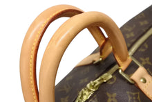 画像をギャラリービューアに読み込む, LOUIS VUITTON ルイヴィトン キーポル55 ボストンバッグ M41424 モノグラム PVCコーティングキャンバス ヌメ革 ブラウン 美品 中古 4b009694