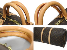画像をギャラリービューアに読み込む, LOUIS VUITTON ルイヴィトン キーポル55 ボストンバッグ M41424 モノグラム PVCコーティングキャンバス ヌメ革 ブラウン 美品 中古 4b009694