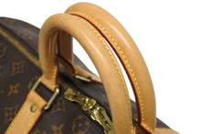 画像をギャラリービューアに読み込む, LOUIS VUITTON ルイヴィトン モノグラム キーポル45 ボストンバッグ M41428 PVC ヌメ革 ブラウン ゴールド金具 美品 中古 4b009696