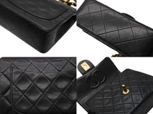 画像をギャラリービューアに読み込む, CHANEL シャネル ミニマトラッセ17 Sフラップ Sチェーンショルダーバッグ A01115 4番台 ラムスキン ココマーク ブラック 良品 中古 4b009698