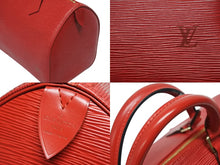 画像をギャラリービューアに読み込む, 極美品 LOUIS VUITTON ルイヴィトン スピーディ30 ハンドバッグ M43007 エピ レザー カスティリアンレッド ゴールド金具 中古 4b009713
