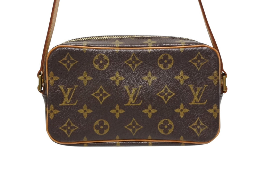 LOUIS VUITTON Pochette City One Shoulder Bag M51183 Monogram Canvas Leather Brown Good Condition Used 4b009715