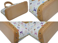 画像をギャラリービューアに読み込む, 極美品 LOUIS VUITTON ルイヴィトン アルマ ハンドバッグ M92647 モノグラム マルチカラー ホワイト 村上隆 中古 4b009716