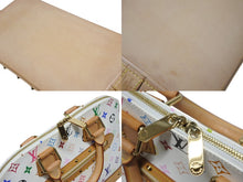 画像をギャラリービューアに読み込む, 極美品 LOUIS VUITTON ルイヴィトン アルマ ハンドバッグ M92647 モノグラム マルチカラー ホワイト 村上隆 中古 4b009716