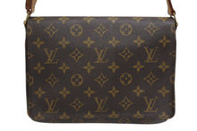 画像をギャラリービューアに読み込む, LOUIS VUITTON ルイヴィトン ミュゼットタンゴ ショルダーバック M51257 モノグラム ブラウン 美品 中古 4b009718