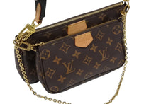 画像をギャラリービューアに読み込む, LOUIS VUITTON ルイヴィトン モノグラム ミュルティポシェット アクセソワール カーキ ショルダーバッグ M44813 美品 中古 4b009719