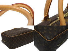 画像をギャラリービューアに読み込む, LOUIS VUITTON ルイヴィトン モノグラム ドーヴィル ハンドバッグ M47270 ブラウン ロゴ 鞄 美品 中古 4b009723