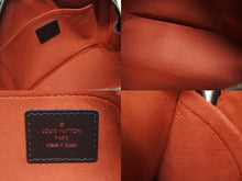 画像をギャラリービューアに読み込む, LOUIS VUITTON ルイヴィトン サリア ミニ ハンドバッグ N51286 ダミエ エベヌ ブラウン PVC レザー ゴールド金具 美品 中古 4b009724