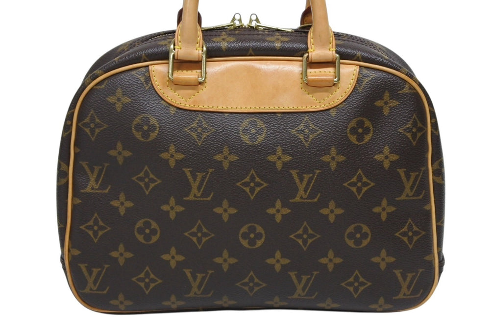 LOUIS VUITTON Truville Handbag M42228 Monogram Brown PVC Leather Gold Hardware Good Condition Used 4b009727