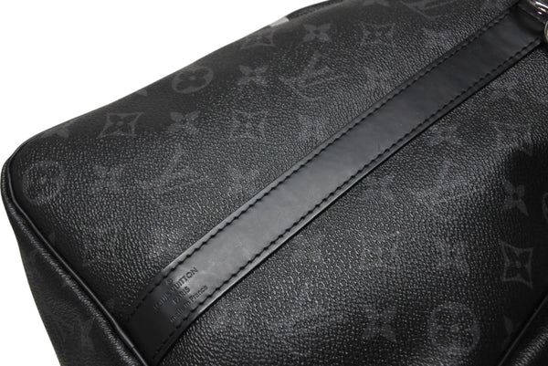 極美品 LOUIS VUITTON ルイヴィトン ボストンバッグ キーポル バンドリエール45 藤原ヒロシ フラグメント ブラック M43413 中古 4b009731