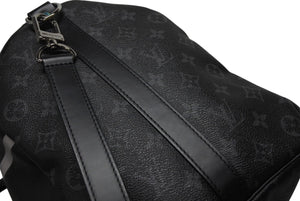 極美品 LOUIS VUITTON ルイヴィトン ボストンバッグ キーポル バンドリエール45 藤原ヒロシ フラグメント ブラック M43413 中古 4b009731