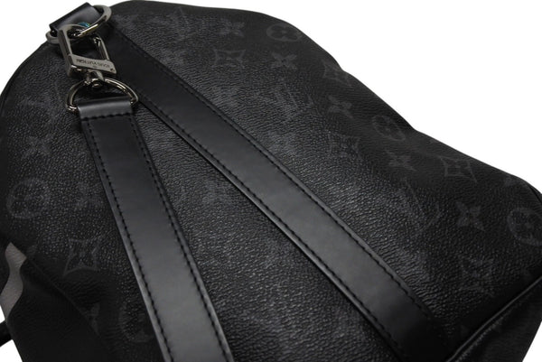 極美品 LOUIS VUITTON ルイヴィトン ボストンバッグ キーポル バンドリエール45 藤原ヒロシ フラグメント ブラック M43413 中古 4b009731