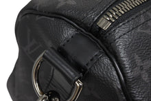 画像をギャラリービューアに読み込む, 極美品 LOUIS VUITTON ルイヴィトン エクリプス キーポル バンドリエール45 ボストンバッグ M40569 シルバー金具 ブラック 中古 4b009732