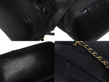 画像をギャラリービューアに読み込む, CHANEL シャネル マトラッセ チェーンリュック バックパック ココマーク 2番台 ブラック ラムスキン ゴールド金具 中古 美品 4b009733