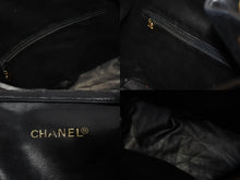 画像をギャラリービューアに読み込む, CHANEL シャネル マトラッセ チェーンリュック バックパック ココマーク 2番台 ブラック ラムスキン ゴールド金具 中古 美品 4b009733