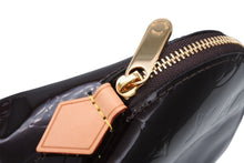 画像をギャラリービューアに読み込む, 極美品 LOUIS VUITTON ルイヴィトン ポシェット コスメティック PM アマラント M91945 ヴェルニ ブラウン ゴールド金具 中古 4b009734