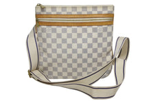 画像をギャラリービューアに読み込む, LOUIS VUITTON ルイヴィトン ポシェットボスフォール ショルダーバッグ N51112 ダミエアズール ホワイト ブラウン 美品 中古 4b009737