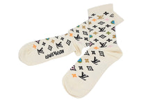 画像をギャラリービューアに読み込む, 新品未使用 LOUIS VUITTON ルイヴィトン モノグラム クラギー ソックス 靴下 M7526S サイズM Tyler,The Creator 中古 4b009738