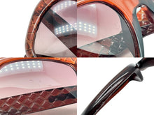 画像をギャラリービューアに読み込む, BOTTEGAVENETA ボッテガヴェネタ サングラス アイウェア B.V.217/F/S RH9D8 サイズ54□19 135 イントレチャート ブラウン 美品 中古 4b009743