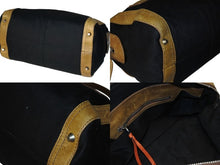 画像をギャラリービューアに読み込む, Chloe クロエ ボストンバッグ ハンドバッグ 01 07 51 ルーマニア製 レザー キャンバス ブラウン ブラック シルバー金具 良品 中古 4b009747