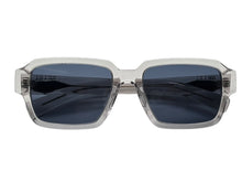 画像をギャラリービューアに読み込む, PRADA プラダ サングラス アイウェア SPR02Z-F U43-0A9 サイズ54□19 140 クリア グレー ロゴ 美品 中古 4b009750