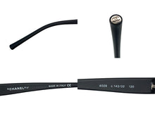 画像をギャラリービューアに読み込む, CHANEL シャネル リムレス サングラス アイウェア 4029 c.142/22 サイズ120 ココマーク ブラック 美品 中古 4b009751