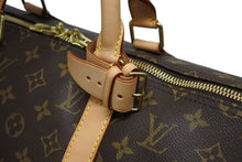 画像をギャラリービューアに読み込む, LOUIS VUITTON ルイヴィトン キーポル50 ボストンバッグ M41426 モノグラム PVC レザー ゴールド金具 美品 中古 4b009754