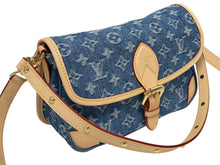 画像をギャラリービューアに読み込む, 新品未使用 LOUIS VUITTON ルイヴィトン バッグ ディアヌ ショルダーバッグ M13070 モノグラムデニム ブルー ゴールド金具 中古 4b009760