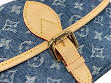 画像をギャラリービューアに読み込む, 新品未使用 LOUIS VUITTON ルイヴィトン バッグ ディアヌ ショルダーバッグ M13070 モノグラムデニム ブルー ゴールド金具 中古 4b009760