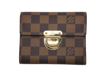 Load image into Gallery viewer, LOUIS VUITTON ルイヴィトン ポルトフォイユ コアラ M60005 ダミエ ブラウン PVC ヌメ革 美品 中古 4b009765