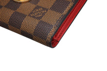 Load image into Gallery viewer, LOUIS VUITTON ルイヴィトン ポルトフォイユ コアラ M60005 ダミエ ブラウン PVC ヌメ革 美品 中古 4b009765