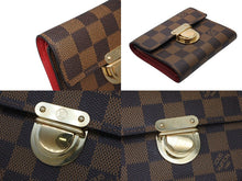 Load image into Gallery viewer, LOUIS VUITTON ルイヴィトン ポルトフォイユ コアラ M60005 ダミエ ブラウン PVC ヌメ革 美品 中古 4b009765