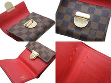 Load image into Gallery viewer, LOUIS VUITTON ルイヴィトン ポルトフォイユ コアラ M60005 ダミエ ブラウン PVC ヌメ革 美品 中古 4b009765
