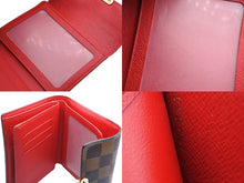 Load image into Gallery viewer, LOUIS VUITTON ルイヴィトン ポルトフォイユ コアラ M60005 ダミエ ブラウン PVC ヌメ革 美品 中古 4b009765