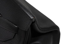 画像をギャラリービューアに読み込む, 極美品 激レア HERMES エルメス BIRKIN バーキン50 ハンドバッグ トゴ ブラック シルバー金具 □J刻印 中古 4b009766