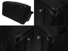 画像をギャラリービューアに読み込む, 極美品 激レア HERMES エルメス BIRKIN バーキン50 ハンドバッグ トゴ ブラック シルバー金具 □J刻印 中古 4b009766