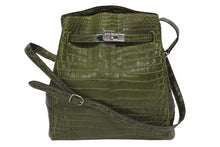 画像をギャラリービューアに読み込む, 極美品 HERMES エルメス KELLY SPORTS ケリースポーツMM ショルダーバッグ ニロティカス アニスグリーン シルバー金具 □D刻印 中古 4b009769