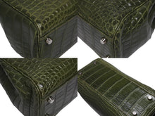 画像をギャラリービューアに読み込む, 極美品 HERMES エルメス KELLY SPORTS ケリースポーツMM ショルダーバッグ ニロティカス アニスグリーン シルバー金具 □D刻印 中古 4b009769