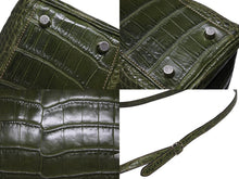 画像をギャラリービューアに読み込む, 極美品 HERMES エルメス KELLY SPORTS ケリースポーツMM ショルダーバッグ ニロティカス アニスグリーン シルバー金具 □D刻印 中古 4b009769