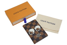画像をギャラリービューアに読み込む, 新品同様 LOUIS VUITTON ルイヴィトン オーガナイザー ドゥ ポッシュ カードケース N40776 ダミエ エベヌ NIGO ネーム入り 中古 4b009770