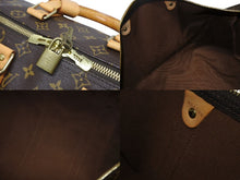 画像をギャラリービューアに読み込む, LOUIS VUITTON ルイヴィトン キーポル バンドリエール45 ボストンバッグ M41418 モノグラム ブラウン ゴールド金具 美品 中古 4b009771