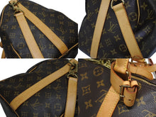 画像をギャラリービューアに読み込む, LOUIS VUITTON ルイヴィトン キーポル バンドリエール45 ボストンバッグ M41418 モノグラム ブラウン ゴールド金具 美品 中古 4b009771