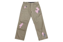 画像をギャラリービューアに読み込む, CHROME HEARTS クロムハーツ CARPENTER DOUBLE KNEE カーペンター ダブルニーパンツ サイズ34 クロスボール シルバー925 ベージュ ピンク 美品 中古 4b009772